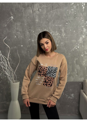 Теплий жіночий світшот Fashion Girl Savage (365726293)