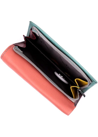 Женский кожаный кошелек 14х9х2 см st leather (288048279)
