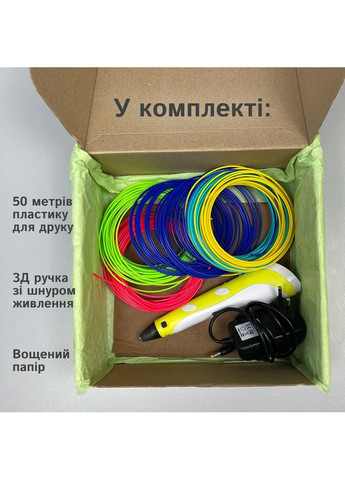 3Д-ручка + 60 м пластика No Brand (364502555)