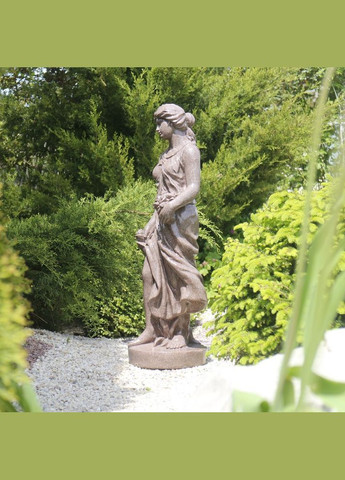 Садова фігура Богиня Весни червоний граніт 84х25х27 см (ССПГ120371 ) Гранд Презент (285720630)