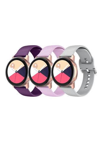 Ремінець Универс 20mm Silicone для Elegant Purple Universal Samsung/Amazfit/Huawei (340912737)