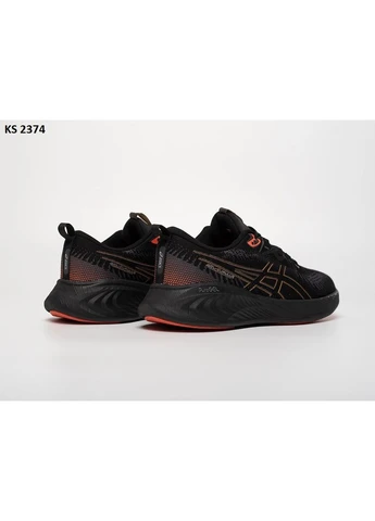 КРОССОВКИ ЖЕНСКИЕ ASICS GEL-CUMULUS 25 BLACK RED АСИКС ГЕЛЬ No Brand чёрные демисезоны (367178045)