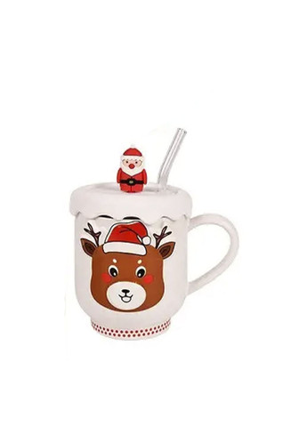 Новогодняя чашка "Deer" цвет разноцветный CB-00286408 No Brand (366038069)