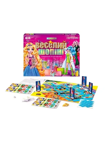 Настільна гра "Веселий шопінг Premium" G-VS-01-01U рус Danko Toys (335004097)