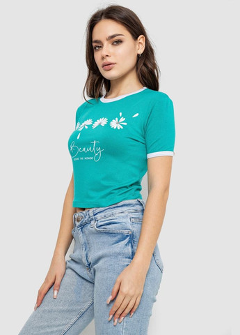 Футболка-топ женская с принтом Ager 244R604 - (319359485)