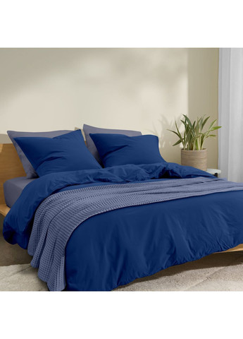 Плед-покрывало вафельное 240х260 см Baltic Greek Waffle Синий Cosas (369668549)