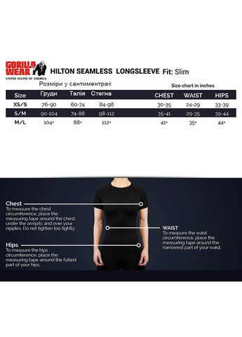Жіночий лонгслів Hilton Seamless, (06369256) Gorilla Wear (297669528)