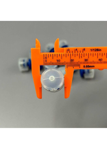 Фиксатор бочонок для шнура пластиковый 16 мм, синий Plus-plus (352747567)