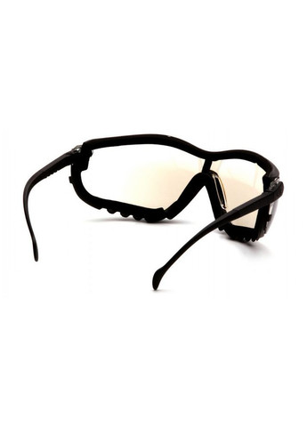 Очки защитные с уплотнителем V2G+RX (indoor/outdoor mirror) Anti-Fog, зеркальные полутемные очки с диоптрической вставкой Pyramex (370271042)