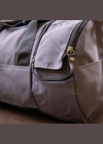 Спортивная сумка текстильная 20641 Серая Vintage (331910756)