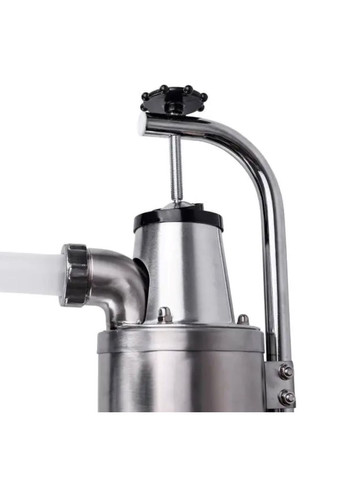 Вертикальний шприц для ковбаси 3 л із нержавіючої сталі шприц для м'ясних виробів із 4 насадками ProDobro (364193106)