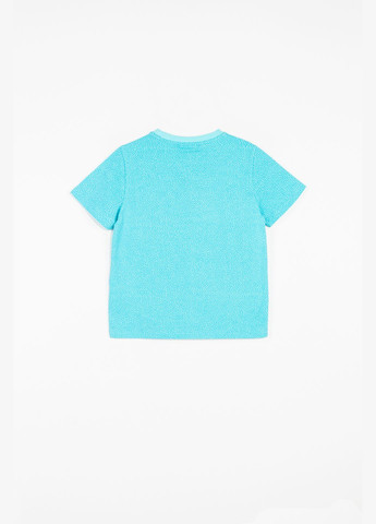 Светло-синяя летняя футболка Coccodrillo