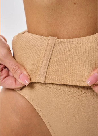 Корректирующие женские трусики стринги с ребрами жесткости утягивающие трусы на высокой посадке коррекционное белье утяжка талии Cindylove (341538411)