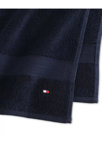 Полотенце, 76х137 см Tommy Hilfiger однотонный синий