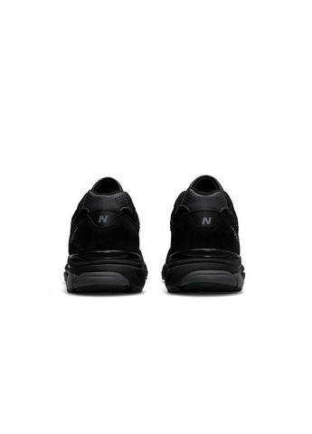 Чорні Осінні кросівки чоловічі, вьетнам New Balance 990 Black White