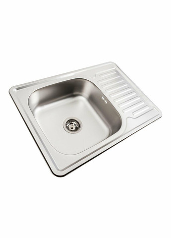 Кухонная мойка из нержавеющей стали 7050 ДЕКОР (0,8/180 мм) Platinum (342069312)