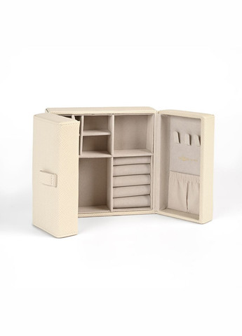 Органайзер для украшений MY HOME "ПЕКТОРАЛЬ" 15х15х6.8 см (FH-51 BEIGE) МВМ (363256467)