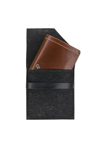 Кожаное портмоне 550623 глянцевая кожа коньяк Grande Pelle (329440751)