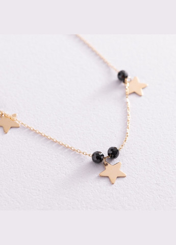 Золотой браслет Звездочки на ногу (фианиты) б04886 25 25 Oniks (264644154)