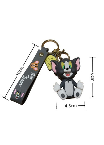 Том и Джерри брелок Том Tom & Jerry кот силиконовый брелок для ключей Shantou (293515186)