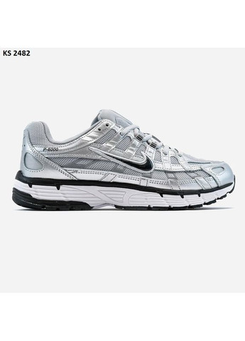 Сірі кросівки чоловічі nike p-6000 silver найк п-6000 сірі демісезон No Brand