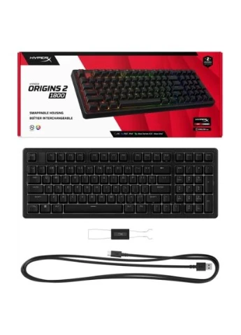 Клавіатура (B4QS4AA) HyperX Origins 2 1800 HX Red USB UA Black (399994899)