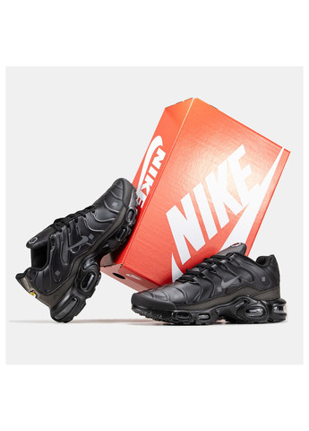 Черные демисезонные кроссовки мужские, вьетнам Nike Air Max TN Plus