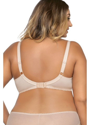 Бежевый бюстгальтер с полумягкой чашкой beige Ava хлопок, полиамид, эластан