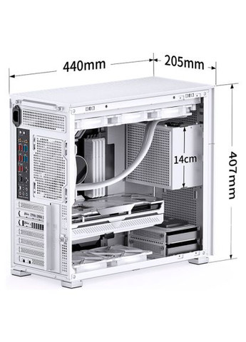 Корпус Jonsbo D41 STD White (366153469)