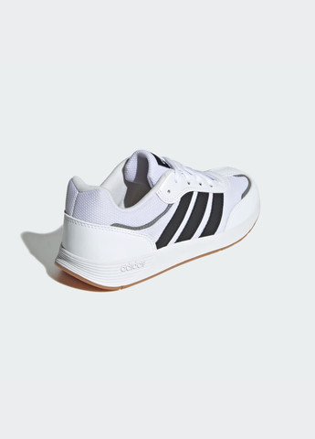 Белые всесезонные кроссовки tensaur switch kids adidas