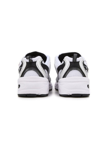 Белые всесезонные кроссовки new balance No Brand 530 White Black