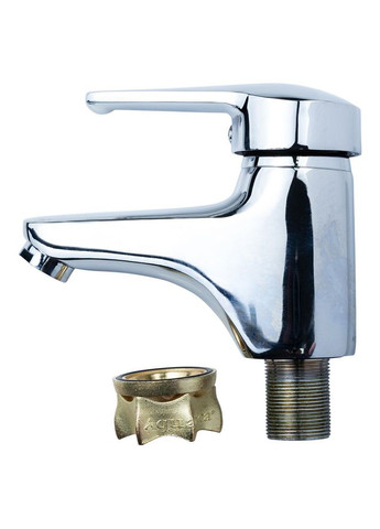 Смеситель HM Ø40 для раковины литой на гайке HM-1A131C AQUATICA (365596676)