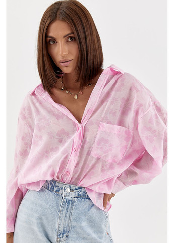 Бавовняна сорочка з квітковим принтом Lurex (348813493)