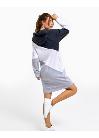 Чорна повсякденний сукня sa-27 чорний/білий ISSA PLUS