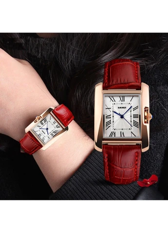 Жіночий годинник 1085 Spring (Червоний) Skmei (313653766)