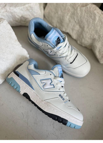КРОСІВКИ ЖІНОЧІ NEW BALANCE 550 UNIVERSITY BLUE НЬЮ БЕЛАНС 550 No Brand білі демісезони (367169110)
