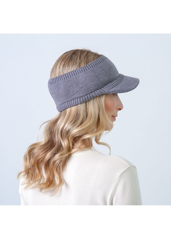 Козырек женский вискоза серый ZOE LuckyLOOK 855-588 (350197126)