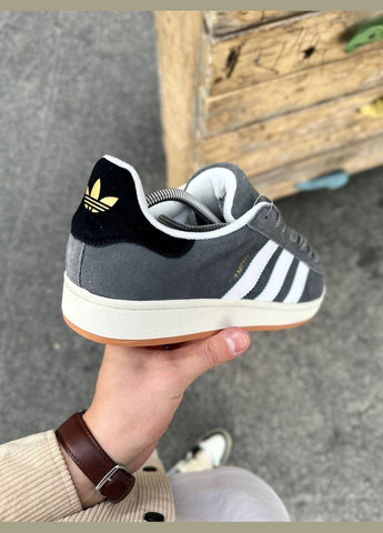 Темно-серые демисезонные мужские кроссовки No Brand