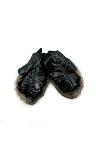 Детские перчатки, арт. AL-1000, черный кролик, 10-14 лет Fiona (361858122)