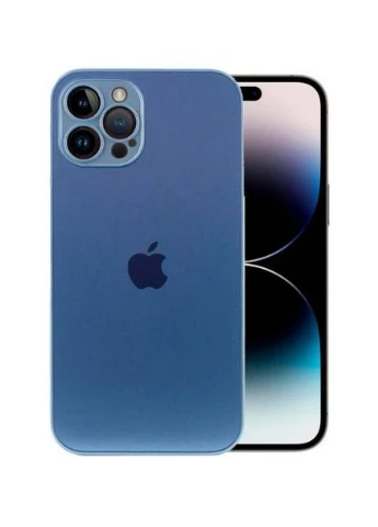 Чехол AG-Glass Matte iPhone 15 Pro (sierra blue) No Brand (383727491)