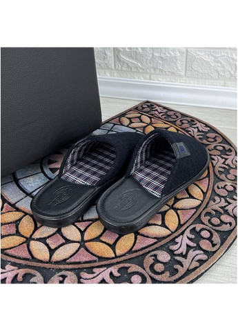 Черные чоловiчi кiмнатнi тапочки белста фетровi vs-0005-6-1 чорнi No Brand