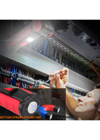 Портативний багатофункційний ліхтар COB з магнітом і кліпсою світлодіодний 500 лм No Brand (372017802)