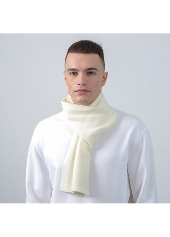 Шарф чоловічий однотонний вовна молочний FELIX 225-596 LuckyLOOK 225-596М (368389984)