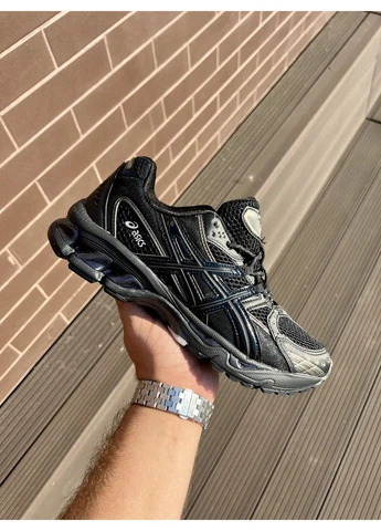 Белые демисезонные кроссовки мужские asics gel nimbus 10.1 black white асикс гель белые No Brand