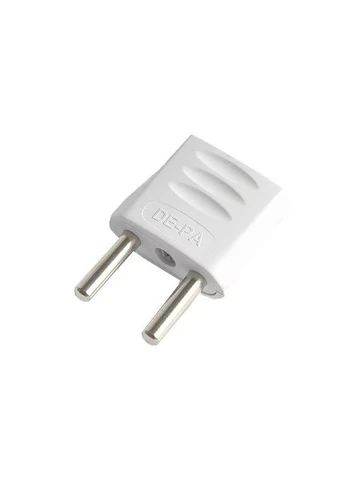 Перехідник мережевий EU Plug Adapter мідь протиударний для пристроїв білий PRC (370164006)