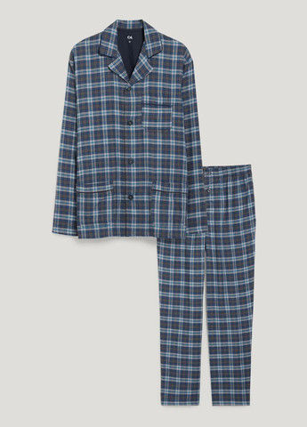 Фланелева піжама (сорочка, штани) C&A (282731950)