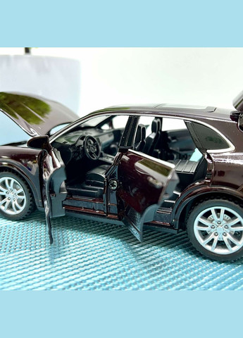 Машинка металлическая АвтоЭксперт Porsche Cayenne 5 1:32 свет/звук Темно-коричневая (24705) No Brand (316259368)
