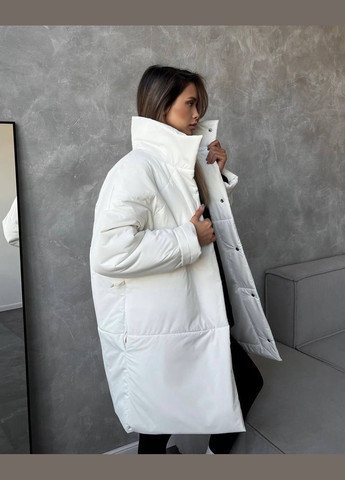Белая зимняя зимняя куртка куртка-одеяло Garna