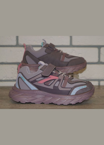 Фиолетовые демисезонные кроссовки спортивные для девочки фиолетовые Kimboo