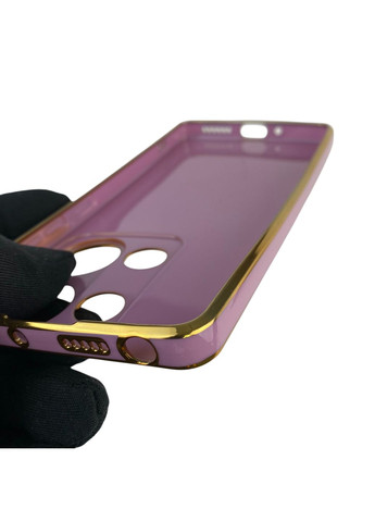 Чехол для Redmi Note 13 Pro 4G с защитой камеры с золотой окантовкой редми нот 13 про черничный gs1 Xiaomi (366235547)